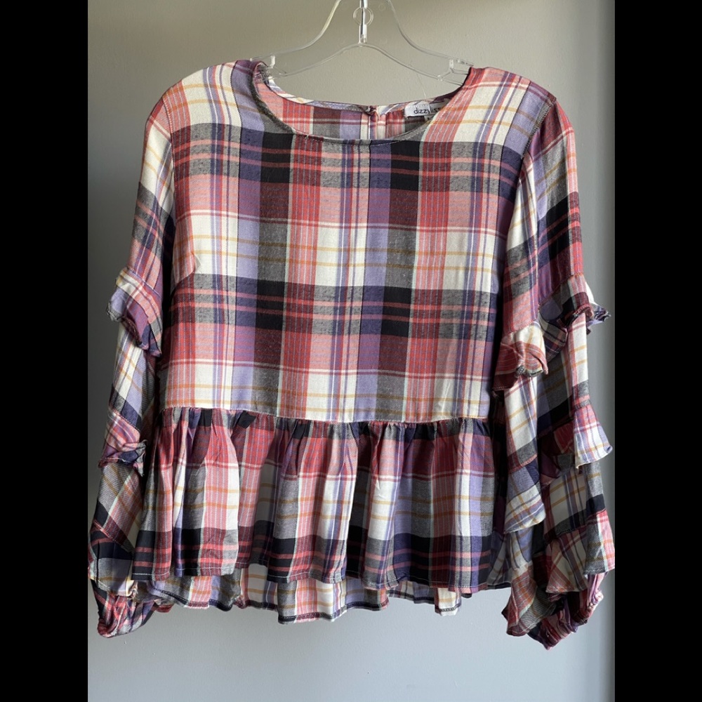 Dizzylizzy Women Ruffles Long Sleeve